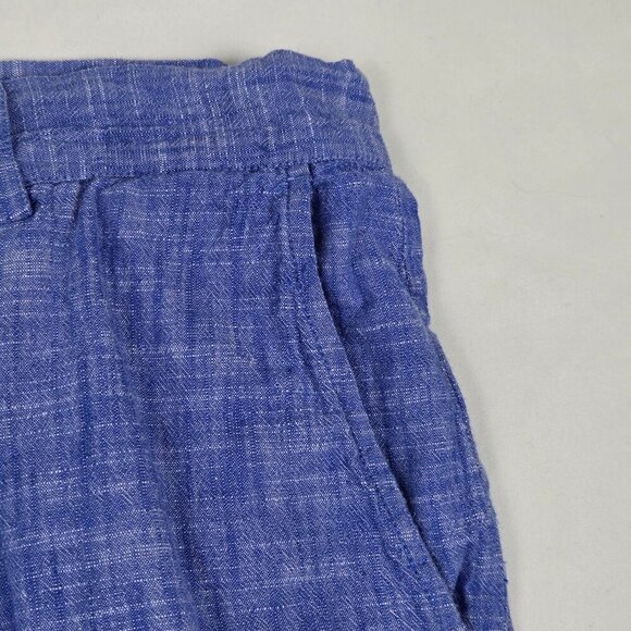Vineyard Vines Breaker Short Size 35 Blue 100% Cotton Shorts Zip Fly Pockets - Picture 3 of 10
